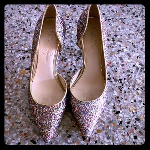 Jessica Simpson Sparkling Shoes 9.5